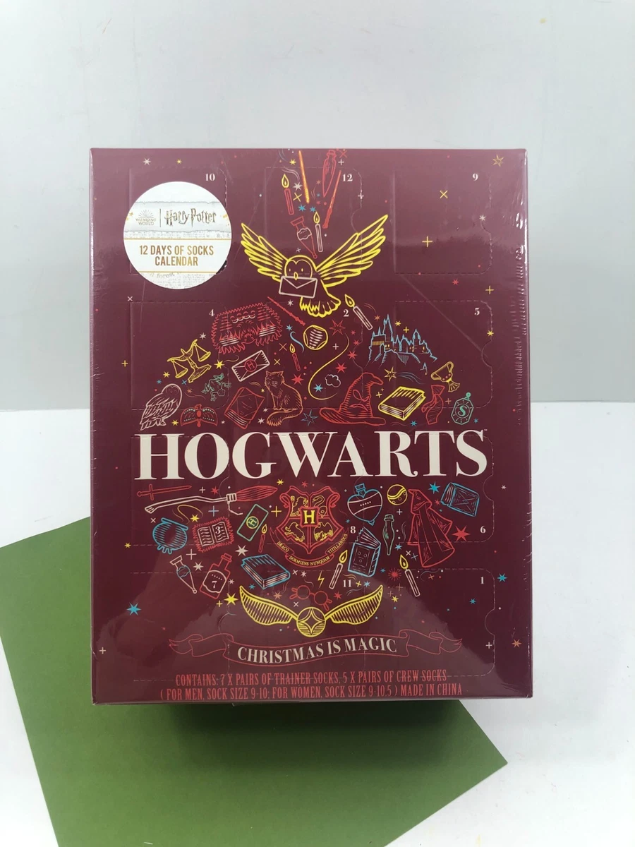Harry Potter Advent 12 Days of Socks Calendar Unisex Hogwarts Christmas is  Magic | eBay