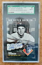 Bobby Thomson 1994 Upper Deck All Time Heroes #51 Autographed SGC Authentic