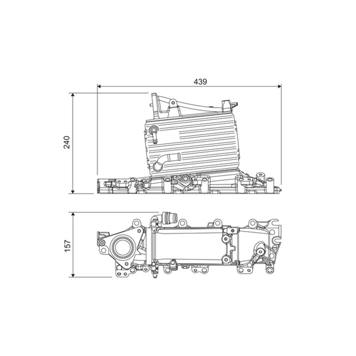VALEO Charge Air Cooler 818684 FOR A5 Q5 A4 Allroad A6 Genuine Top 