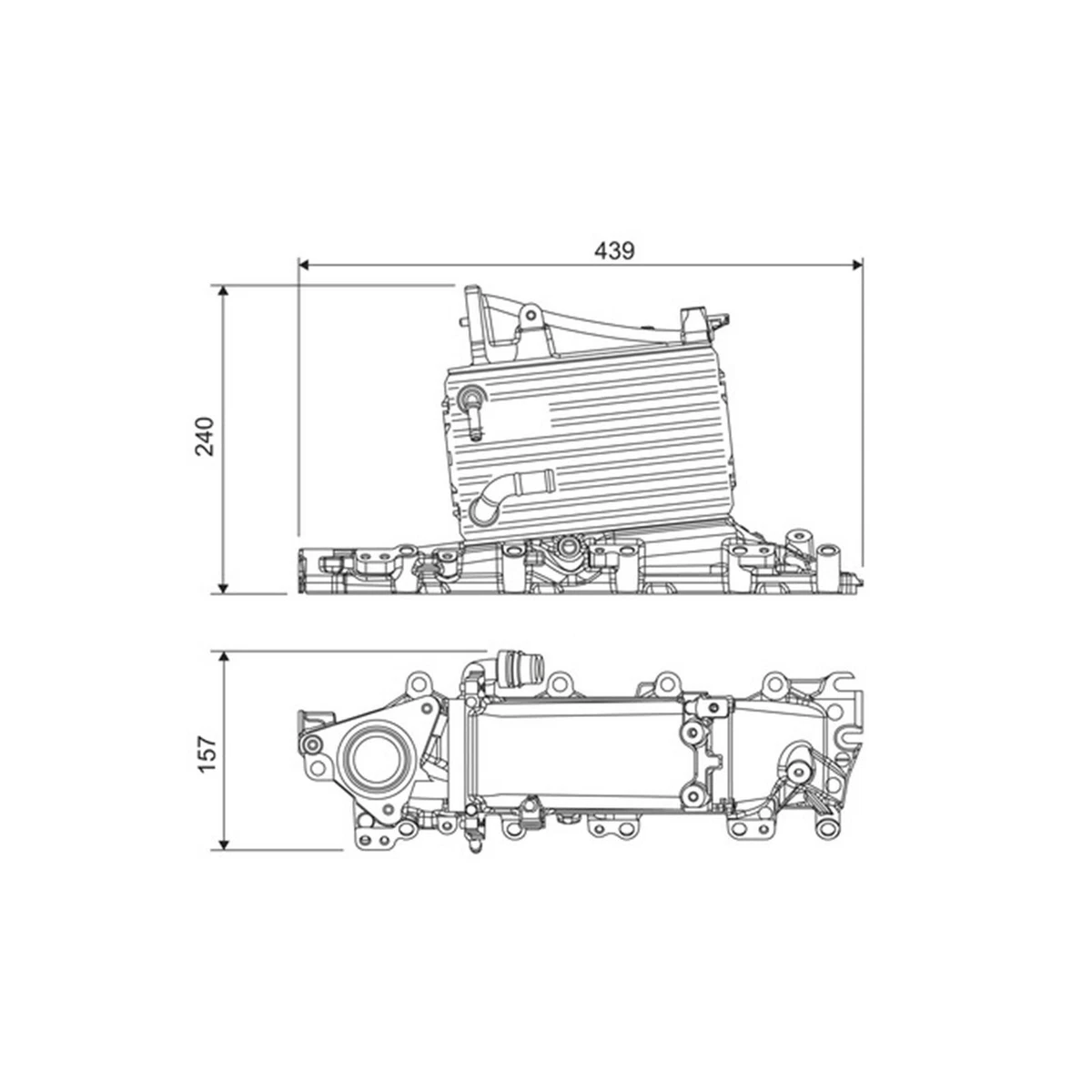 VALEO Charge Air Cooler 818684 FOR A5 Q5 A4 Allroad A6 Genuine Top 