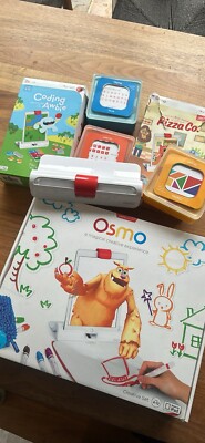 Osmo Genius iPad Kit inkl. 5 Spiele mit Sockel, 2 x Spielsteine & Tangram Teile