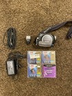 Sony Handycam Dcr-Dvd92 Camcorder w/ Battery, Charger, Bag & 4 Discs - Tested