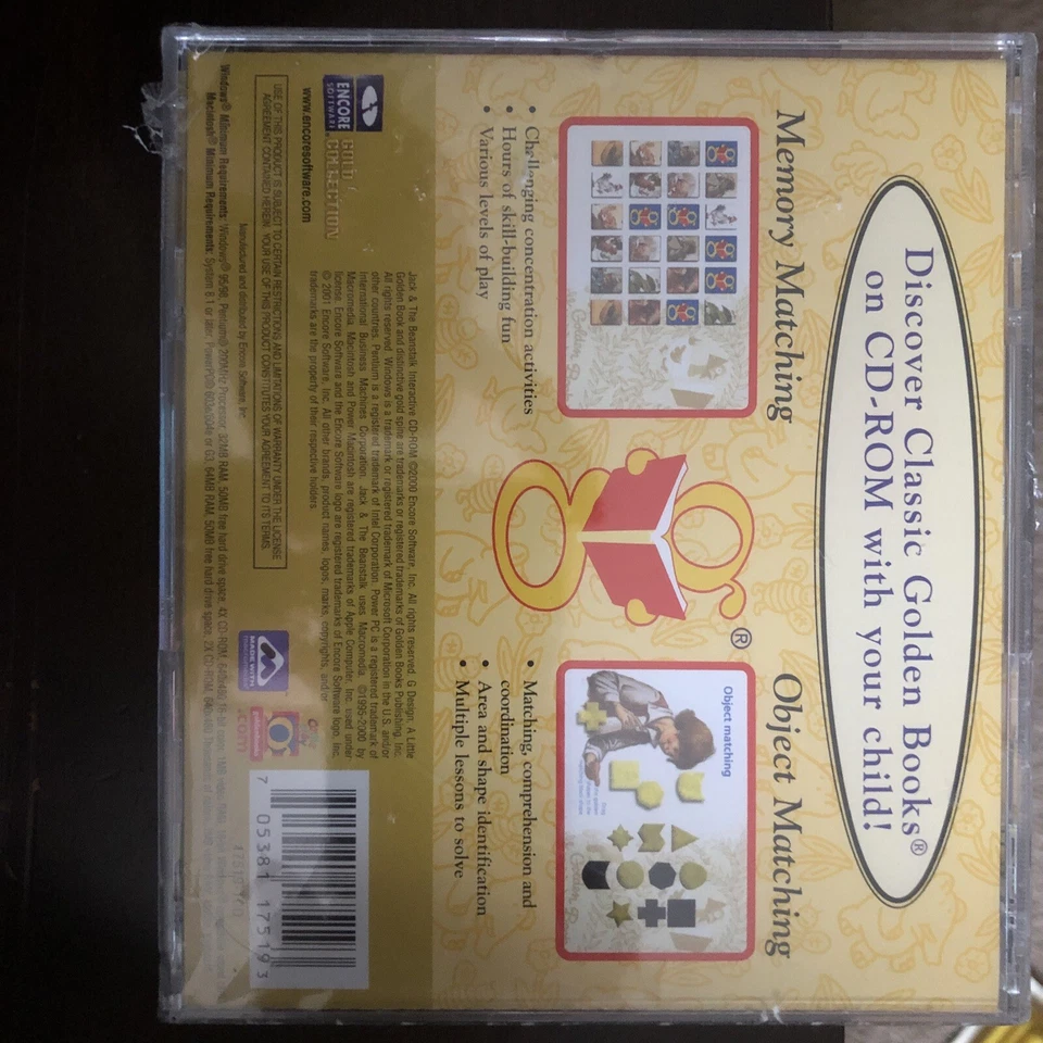 Jack and the Beanstalk Interactive Storybook on CD Rom - New - Image 2 of 2