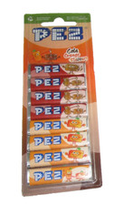 PEZ CANDY REFILL 8Pk PEZ Carded European Release-ORANGE/COLA