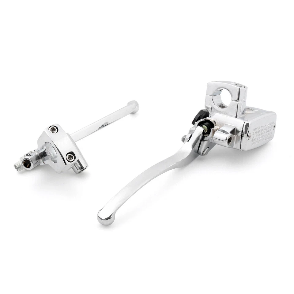 1" Handlebar Control Reservoir 14mm Bore Brake Clutch Levers Motorcycle U4 A Foto 3 de 4