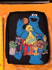 Sesame Street Characters Big Bird Elmo Oscar Insulated Lunch Bag Lunchbox New