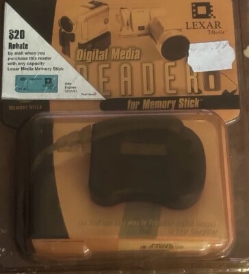 Lexar Media USB Card Reader for Memory Stick RW012001 New in Pkg Sealed
