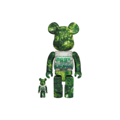 Be@rbrick Bearbrick My First Bearbrick Baby 100% 400% Set Forest Green
