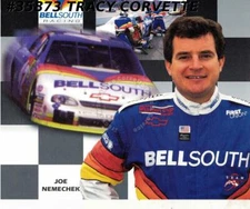 BellSouth Racing Joe Nemechek 2 Side Card 1997 Chevrolet Monte Carlo