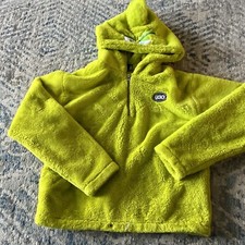 Dr. Seuss The Grinch Hooded Plush 1/4 Zip Pullover Forever 21 Size Large Hoodie