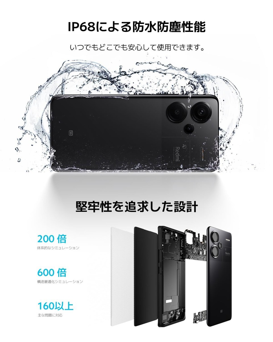 Xiaomi Sim-Free Smartphone Redmi Note 13 Pro+ 5G 8 + 256Gb Xiaomi Sim-Free Smartphone Redmi Note 13 Pro+ 5G 8 + 256Gb