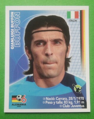 2006 Navarrete Germany World Cup FIFA  #228 GIANLUIGI BUFFON Italy Team Sticker