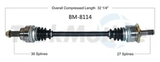 SurTrack BM-8114 CV Axle Shaft