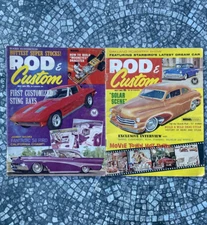 1963 Rod & Custom Magazines Lot Of 2 May July 60s 1960s Early