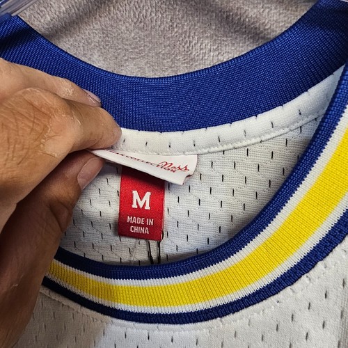 NWT Mitchell & Ness 1990 Golden State Warriors Mitch Richmond 23 Jersey M $135 - Picture 3 of 8