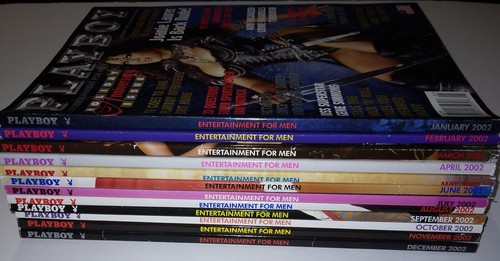 Playboy 2002 Full Year Of Issues Tiffany Kiana Tom Chyna Kristy Swanson