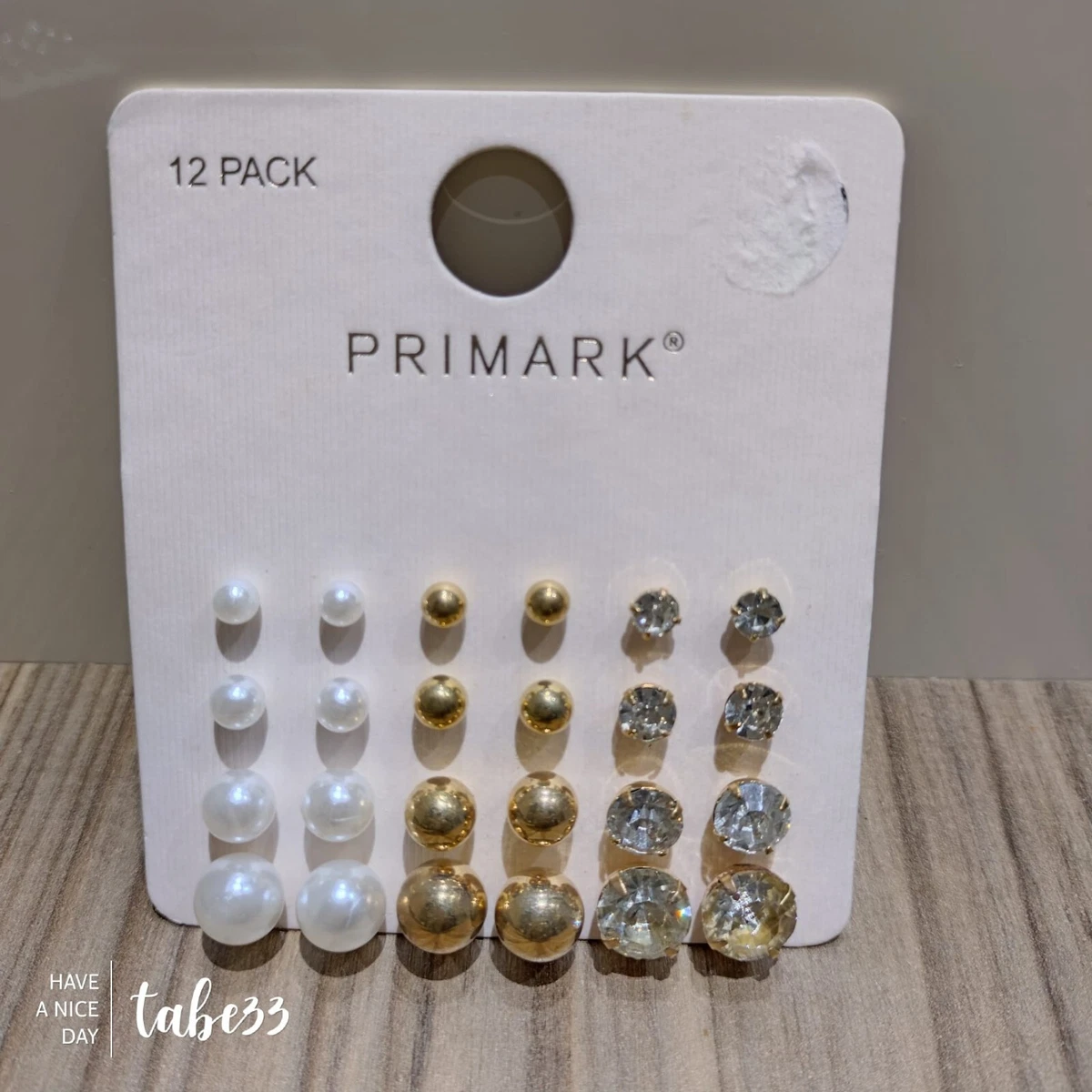 Primark pearl earrings deals