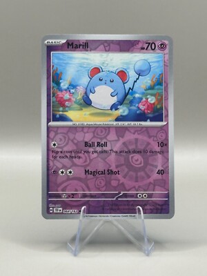 MARILL #064/162 POKEMON Temporal Forces (Reverse Holo, NM) ENGLISH