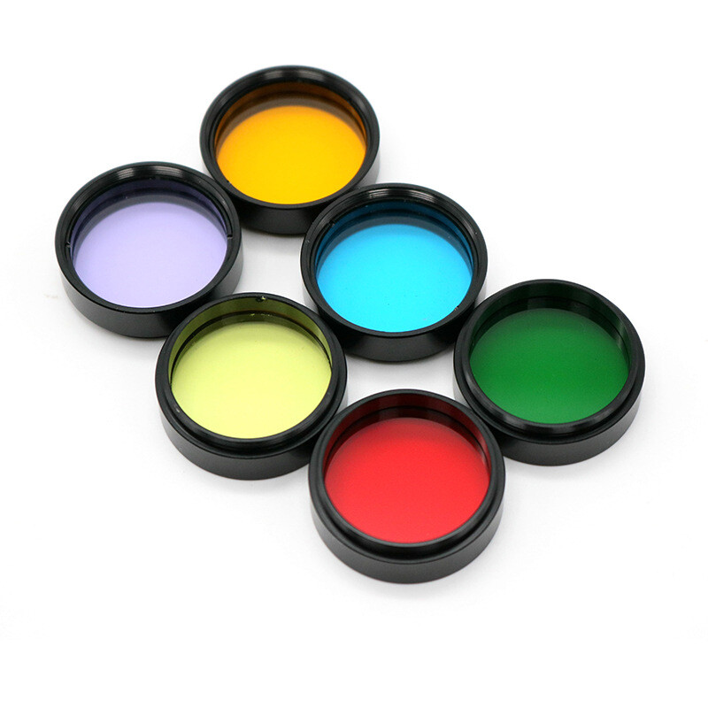 Telescopio M28,6*0,6 mm 1,25 pulgadas nebulosa lunar planeta color estrella filtro lente