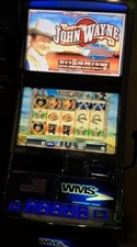 WMS BB2 JOHN WAYNE SLOT MACHINE SET GAME & OPERATING SYSTEM CARDS. FUN GAME SS