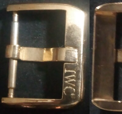 Original Vintage IWC Buckle 70/80's 18mm Inner Rose Gold Plated L@@K! !