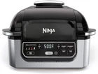 Ninja AG300 Foodi 4-in-1 Indoor Grill with 4 Quart Air Fryer - Black