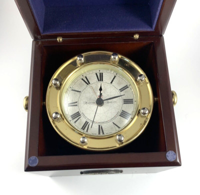 Chronometer Style Clock | Makers to the Admiralty | By Land & By Sea | Works