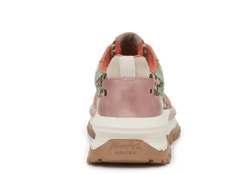 Blowfish Malibu Sneaker Leo Donna Marrone Stampa Leopardo/Oro Rosa Metallizzato/Multi - Foto 6 di 9
