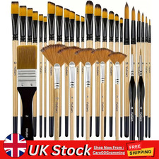 32 Artist Paint Brushes Set – Brushes for Watercolour, Acrylic, oil paint craft