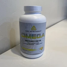 Core Nutritionals Omega High Purity Fish Oil 120 Softgels