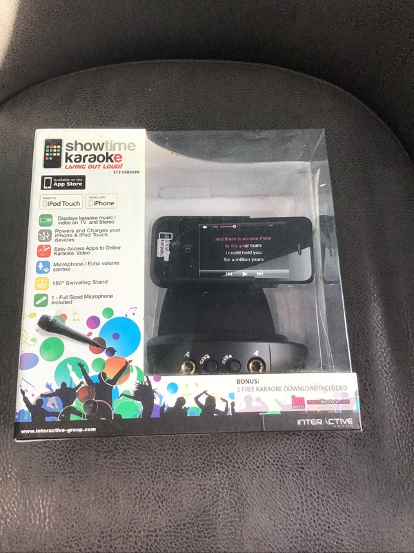 NEW Interactive Group Showtime karaoke Living out Loud ST2 Version Iphone Ipod