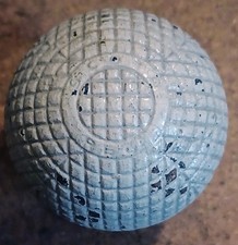 Rare 1890's SCOTO 27 1/2 Line Cut Gutta Percha gutty Scottish Golf Ball Unused