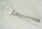 Enchanted Rose 1954 Salad Fork Century Sterling International 7 1/4"
