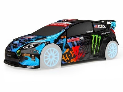 HPI Ford Fiesta Ken Block Karosserie lackiert Body 140mm 113080 1/18 Micro RS4