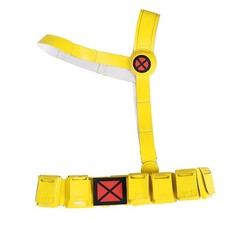 New X-men '97 Cyclops Jumpsuit Cosplay Costume Halloween Men Glove Belts Fullset