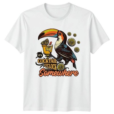 Its Cocktail Oclock Somewhere T-Shirt Tropical Drinking Geschenk für Sie und Ihn