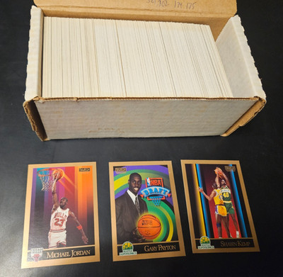 1990-91 Skybox Basketball Series 1+2 Complete Set 1-423 Jordan-Bird-Magic-Payton