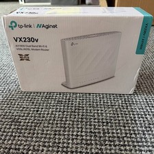 TP‑Link VX230v AX1800 Dual Band Wi‑Fi 6 VoIP Gigabit Router