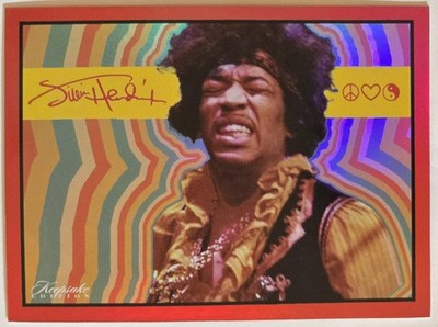 2025 Jimi Hendrix Keepsake Edition #143 Psychedelic Foil 1 In 320 Packs!!!!!!