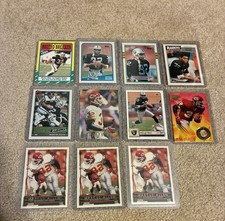 Marcus Allen Hall Of Famer Lot Of Cards (11) - Oakland Raiders and KC Chiefs.