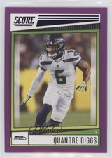 2022 Score Purple Quandre Diggs #177 k1j