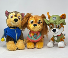 Lote de peluche parlante PAW PATRL Build-A-Bear SpinMaster Chase Liberty Tracker