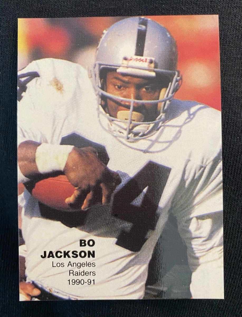 Bo Jackson 1990 M.V.P. Bo Jackson #10 oddball Card LA Raiders | eBay