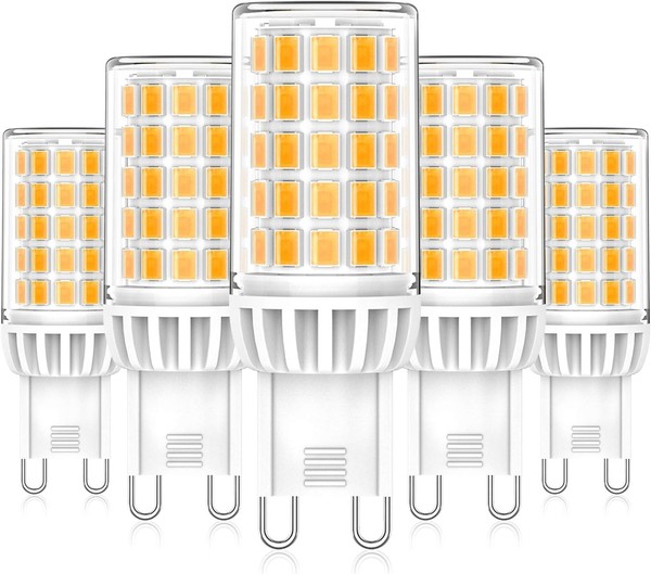 G9 LED Lampen, 6W 550LM Warmweiß 2700K Leuchtmittel GlüHbirnen, Ersatz FüR 50W 6-image