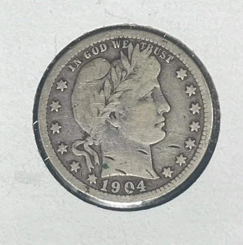 1904-P Barber Quarter — photo from another recent sale