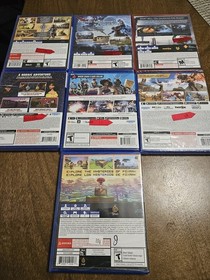 SEALED 7 Playstation 4 & 5 Video Game Lot PS4 PS5 ALL NEW