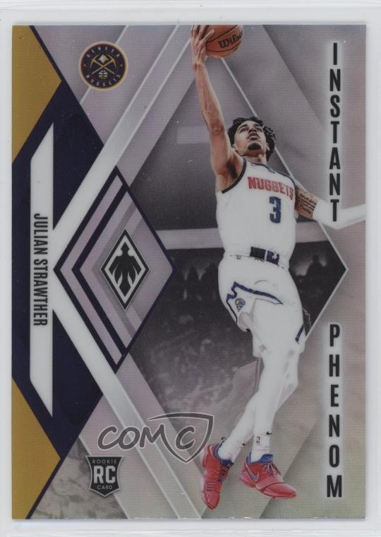 2023-24 Panini Phoenix Instant Phenom Silver Julian Strawther #6 Rookie RC 17oo