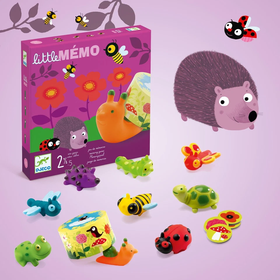 Djeco Little Memo Memory Matching Game for Kids & Family Educational Toy - Image 4 of 4