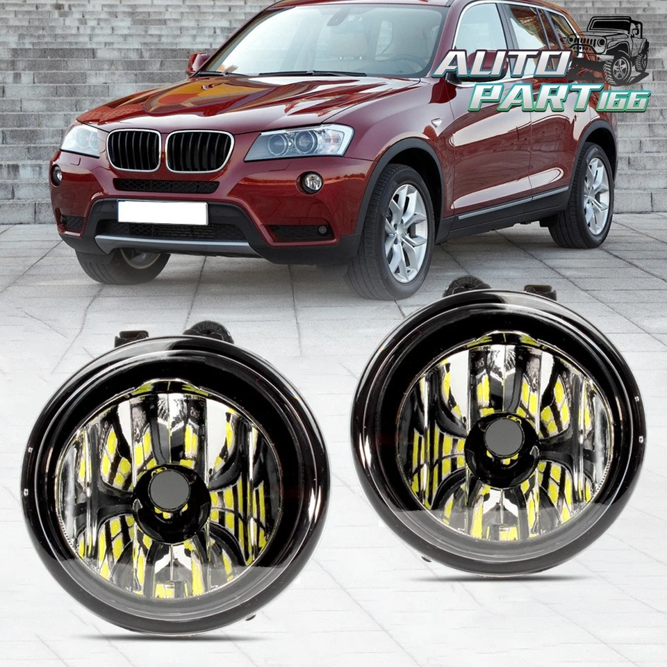 Par de faros antiniebla LED delanteros laterales para BMW X3 F25 2011 2012 2013 2014 Foto 2 de 4