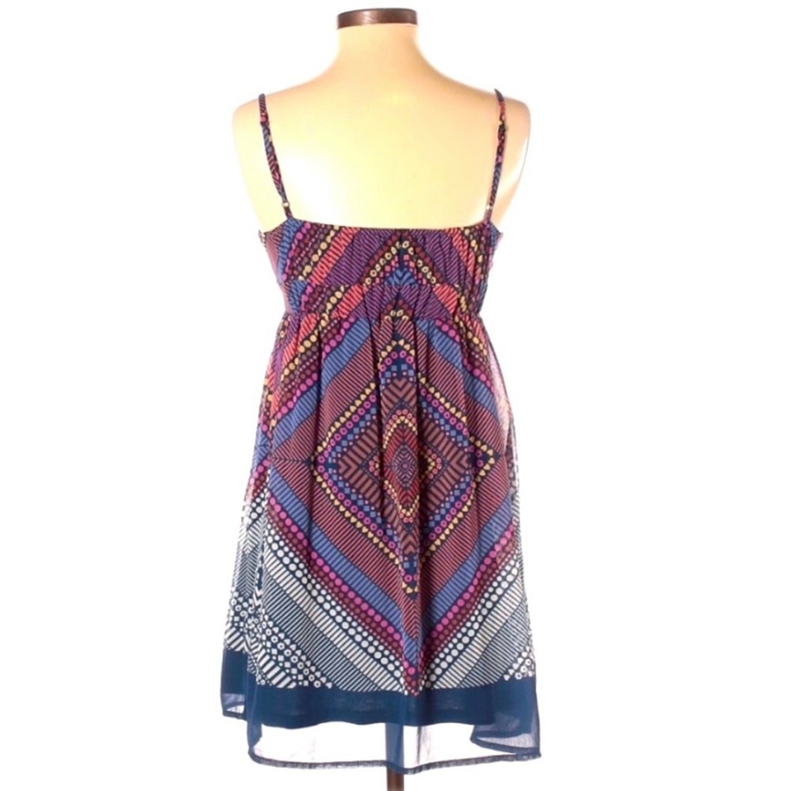 American Eagle Multi-patterned Mini Dress Size 2 … - image 4